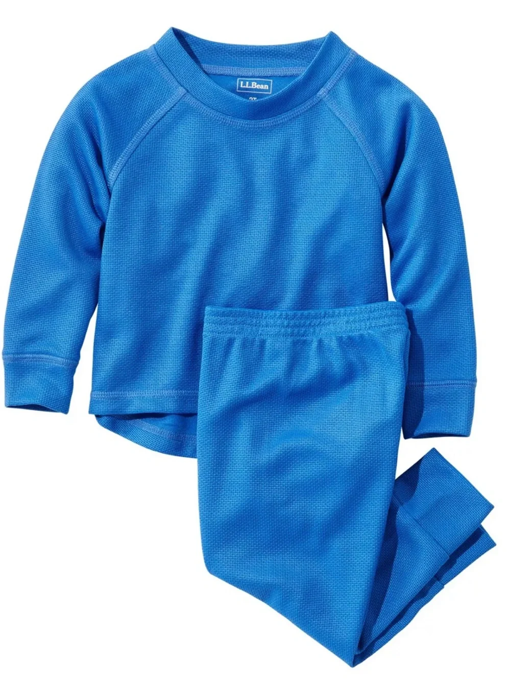 L.L.Bean 2T Wicked Warm Midweight Underwear Set Royal Blue NW
